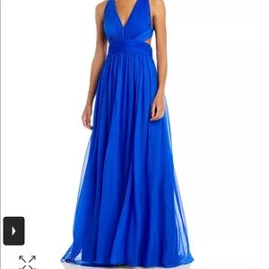 Aidan Mattox Blue Evening Gown!